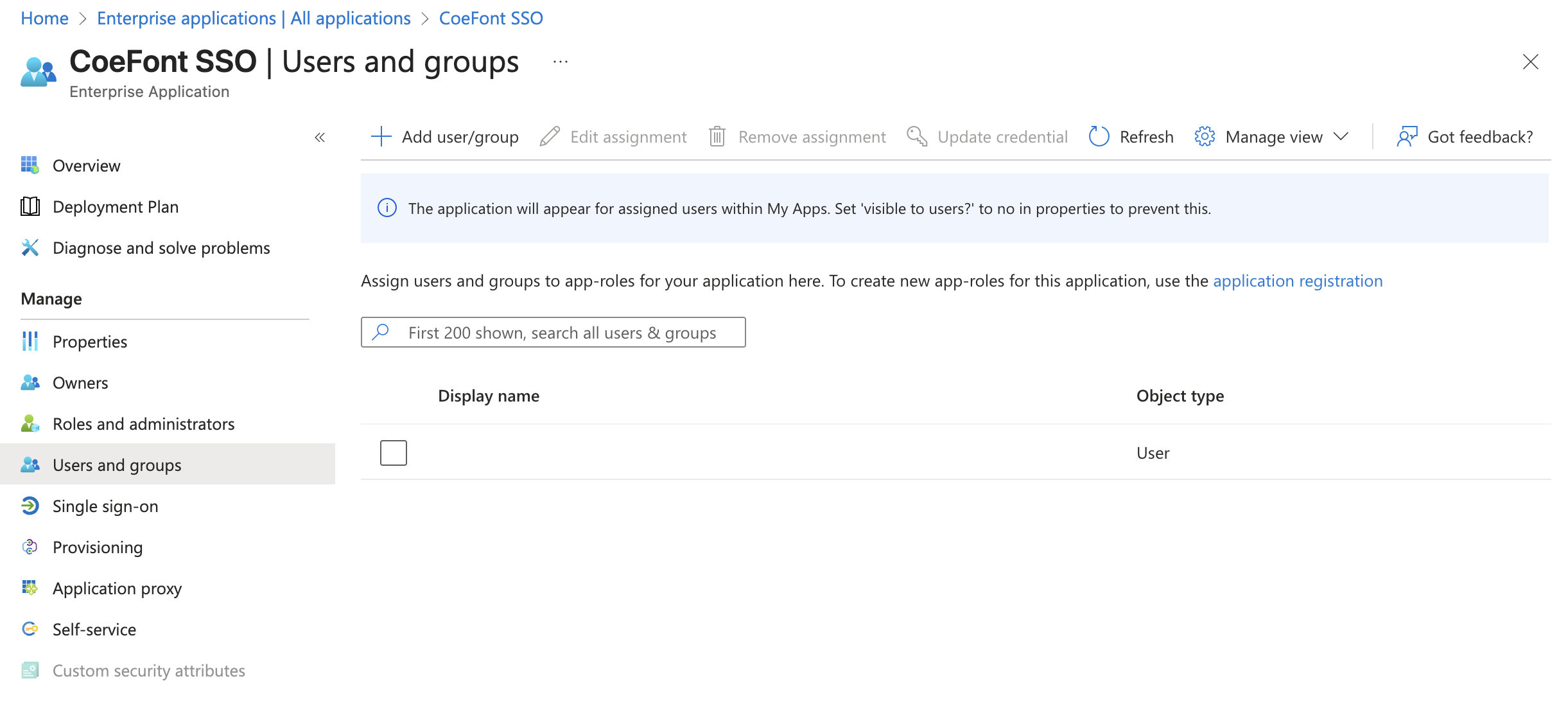 Entra assign users