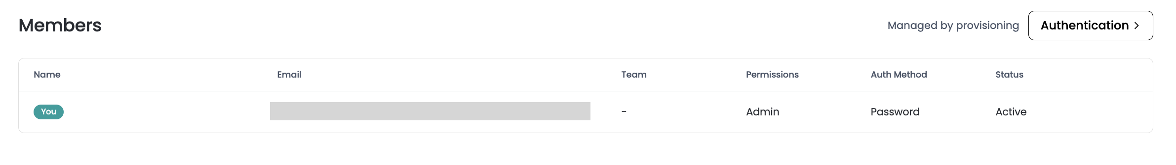 Entra ID Member screen after assignment removal