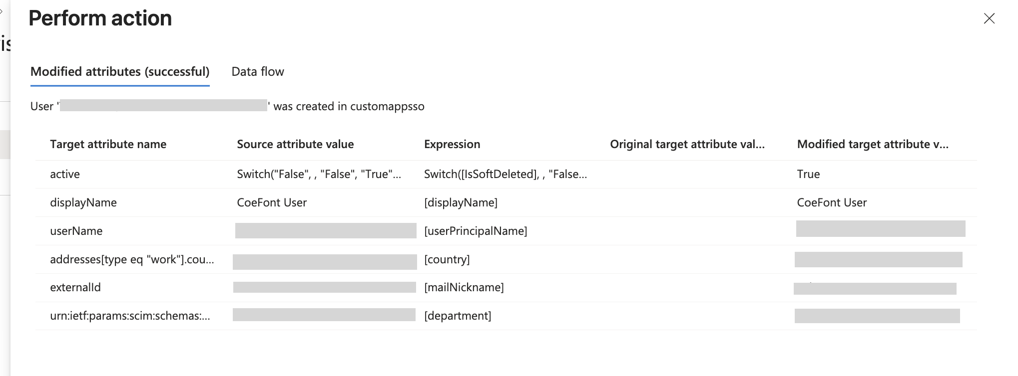 Entra ID On-Demand Provisioning Success Screen
