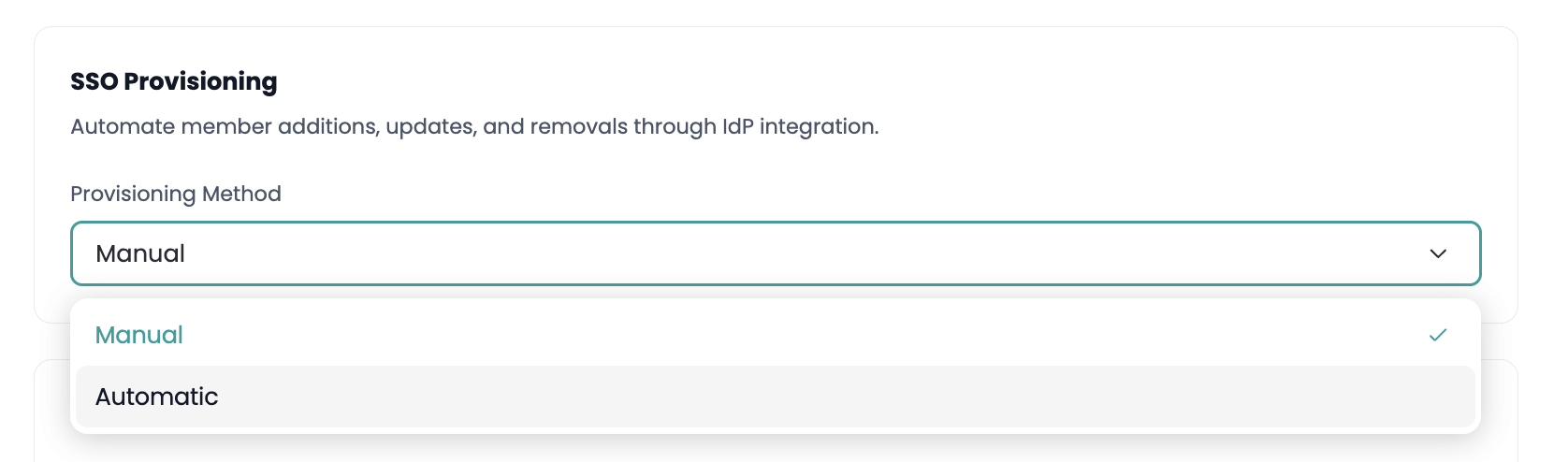 Change CoeFont SSO Provisioning to Automatic